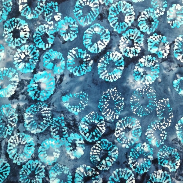 Batik Cotton - Puerto Rico Blue